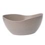 Imagem de 5un Tigela saladeira bowl oval 1,9lt servir cinza petra