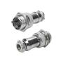 Imagem de 5x Conjunto Plug Conector Mike Kit Macho E Fêmea 2 Pinos