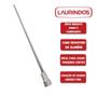 Imagem de 5x Espeto Mini Inox Lâmina 50cm Churrasco Coração Laurindos