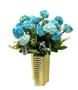 Imagem de 5x Hortênsias Pequena Artificial Buque Com 35 Flores Total