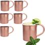 Imagem de 6 Caneca de Inox Para Sublimação Moscow Mule 300ml Drink Bar