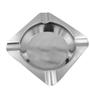 Imagem de 6 Cinzeiro Quadrado em Metal 11,5cm Kit Atacado Tabacaria