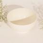 Imagem de 6 Cumbucas de Porcelana Branca 280ml Bowls Lyor Diamond para Iogurte Sobremesa