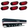 Imagem de 6 Lanterna Delimitadora LED Carreta Facchini Lateral Rubi