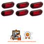 Imagem de 6 Lanterna Delimitadora LED Carreta Facchini Lateral Rubi