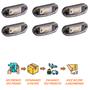 Imagem de 6 Lanterna Delimitadora LED Carreta Librelato Lat Cristal