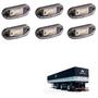 Imagem de 6 Lanterna Delimitadora LED Carreta Librelato Lat Cristal