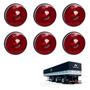 Imagem de 6 Lanterna Lateral Librelato LED Rubi 85mm Saída Conector