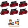 Imagem de 6 Lanterna Lateral Librelato LED Rubi C/ Supt. - Fio