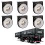 Imagem de 6 Lanterna Lateral Noma LED Cristal 85mm c/ Suporte - Fio