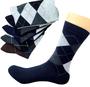 Imagem de 6 Pares Meia Esporte Outono Inverno Semi Térmica Masculino Grossinha 37a44