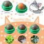Imagem de 6 Peças de Brinquedo Bola de Catnip para Gato - Com Catnip Comestível