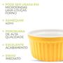 Imagem de 6 Potinhos Ramekin Amarelo 40ml Porcelana Sobremesa Buffet