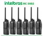 6 Rádios Comunicadores Intelbras Rc3002 UHF Longo Alcance Até 20km Imagem de 6 Rádios Comunicadores Intelbras Rc3002 UHF Longo Alcance Até 20km