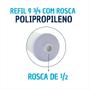 Imagem de 6 Refil Rosca P/ Filtro Branco Acqualimp Fpe-02r Caixa Dágua Cor:Branco
