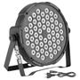 Imagem de 6 Refletores Led Par 64 Rgb 54 Leds De 3w, Dmx, Strobo Displ