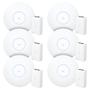 Imagem de 6 Roteadores Wi-Fi 6 Access Point 3.0 Gbps + 6 Injetores PoE+  6 U6+ Ubiquiti C/ 6 Fontes 48V 30W