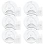Imagem de 6 Roteadores Wi-Fi 6 Access Point 3.0 Gbps + 6 Injetores PoE+  6 U6+ Ubiquiti C/ 6 Fontes 48V 30W