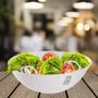 Imagem de 6 Saladeiras Coza Tigela Cozinha Saladeiras Plastico Saladas