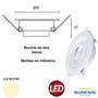 Imagem de 6 Spot Led Redondo Embutir 3w Branco Neutro 4100k Blumenau