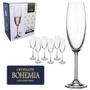 Imagem de 6 Taça para champagne em cristal 220 ml Bohemia 4S415/220