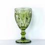 Imagem de 6 Taças Diamante De Vidro Mesa Taça Diamond Luxo Vidro 300ml
