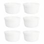 Imagem de 6 Tigelas Cambucas Porcelana Para Salada Com 210ml Sopas