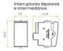 Imagem de 6 Tomada Embutir 3 Pinos 10a + 4 Interruptor Duplo Simples + 4 Interruptor Simples Sleek Branco Margirius
