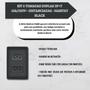 Imagem de 6 Tomadas Dupla Preta 2P+T Distanciadas 10A 250V Com Placa Habitat Black- FAME