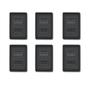 Imagem de 6 Tomadas Dupla Preta 2P+T Distanciadas 10A 250V Com Placa Habitat Black- FAME