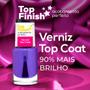 Imagem de 6 Top Finish Verniz Top Coat Acabamento Perfeito 10ml - Cora