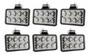 Imagem de 6 Un Farol De Milha 8 Led 24w 12/24v Carro Jeep Caminhão