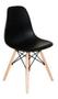 Imagem de 6 Unidades Cadeira De Jantar Decoreshop Charles Eames Dkr Eiffel,  Cor  Preto