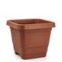 Imagem de 6 Vasos De Plantas Quadrados 29L Extra Grandes Terracota Jardim Hortas