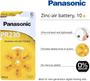 Imagem de 60 Baterias Auditivas Zinco Ar Pr230 Panasonic (10 Cartelas)