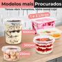Imagem de 60 Embalagens de Plásticos 1500ml 1,5 Litros Descartável Transparente - BP Potes