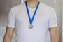 Imagem de 60 Medalhas Futebol Metal 44mm Ouro Prata Bronze