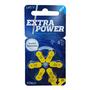 Imagem de 60 Pilhas / Baterias para Aparelho Auditivo - Extra Power - Tamanho 10 (selo amarelo)