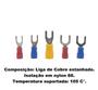 Imagem de 600un Terminal Forquilha Garfo Amarelo 4,0-6,0mm² M4 SV5.5-4