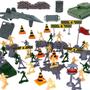 Imagem de 64pçs Boneco Soldado Plastico Guerra Exercito Militar Miniatura