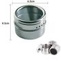 Imagem de 6Pcs Porta Temperos E Condimentos Magnéticos Aço Inox Com Imã HB501
