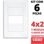 Imagem de 6un Placa 4X2 01 Módulo Com Suporte Evidence FAME 2885/3894