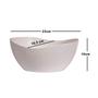 Imagem de 6un Tigela saladeira bowl oval servir 1,9lt bege