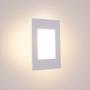 Imagem de 6x Balizador Embutir Caixa 4x2 Branco + LED G9 5W Branco Quente Parede Escada St1314