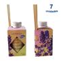 Imagem de 7 Aromatizador Ambiente Lavanda Difusor Vareta Aromatizante Perfume Casa 100ml Luz Aroma - Envio Já