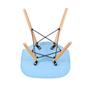 Imagem de 7 Cadeiras Charles Eames Eiffel Dsw Clara Azul Claro