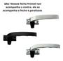 Imagem de 7 Fecho Maxim-ar Frontal 1018/2 Aluminio Fosco  L-20 25 30
