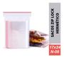 Imagem de 700 Saco Zip Lock Abre Fecha Livre BPA Free 17x24 Cm Freezer