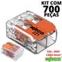 Imagem de 700un Conector Wago 221-412 2 vias 32A/450V Emenda Original Caixa Fechada e Lacrada