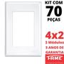 Imagem de 70un Placa 4X2 03 Módulo Com Suporte Evidence FAME 2887/3896